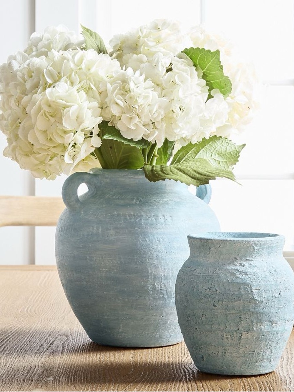 Pottery BarnChambray Artisan Handcrafted Ceramic Vase